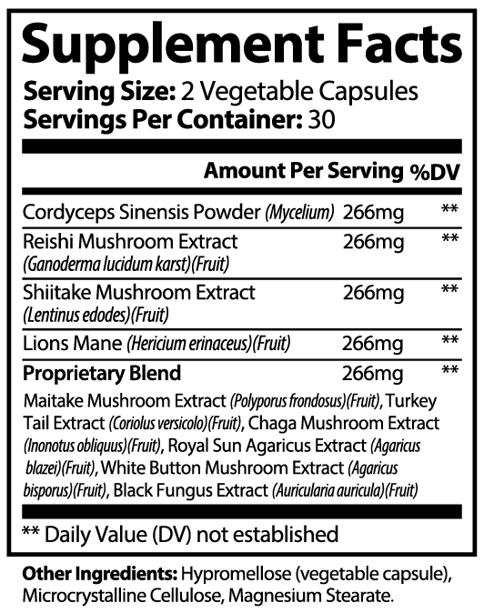 Inmune Blend with Mushrooms