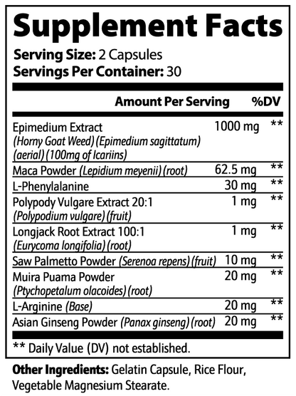 Vitality Blend with Horny Goat Weed